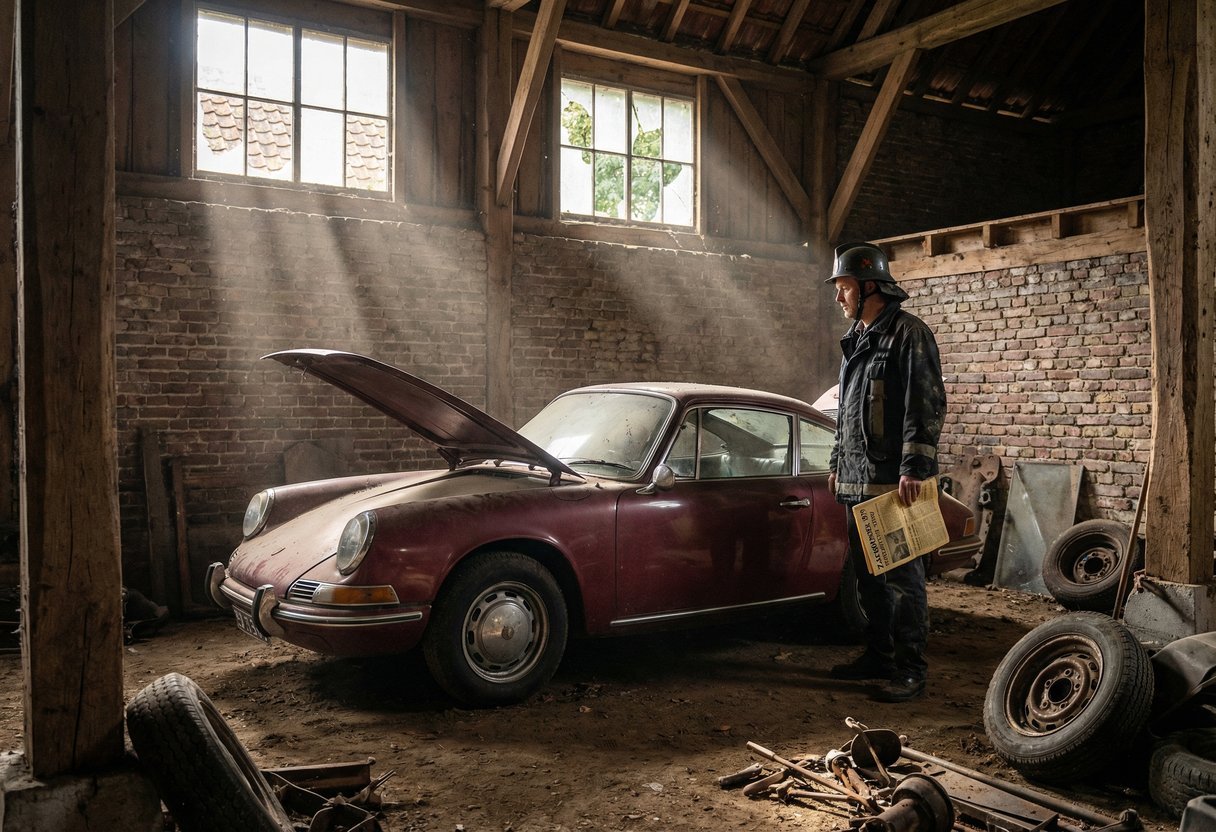 Deze Brandweerman Koopt Een Oude Porsche Van Een Weduwe En Ontdekt Een 46 Jaar Oud Geheim