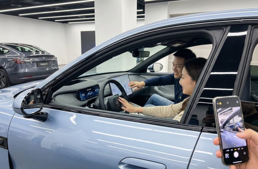 Een Auto Ondertekend Door Een Chinese Smartphone Gigant Begint Tesla In Verkopen Te Overtreffen