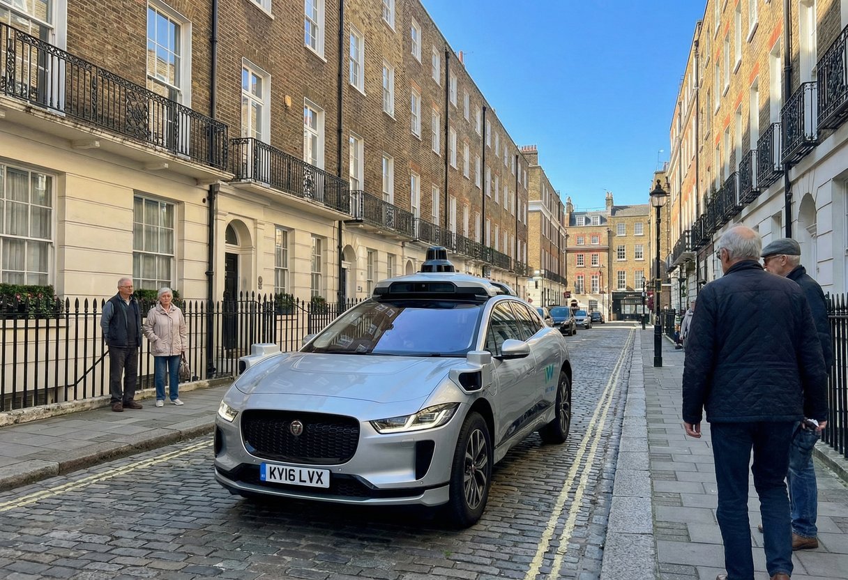 Het Is Officieel De Robotaxis Van Waymo Maken Hun Eerste Verschijning Op De Straten Van Londen