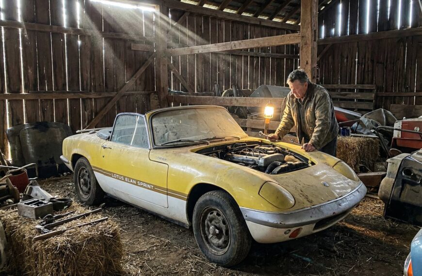 Britse Presentator Vindt Zeldzame Lotus Elan In Sc