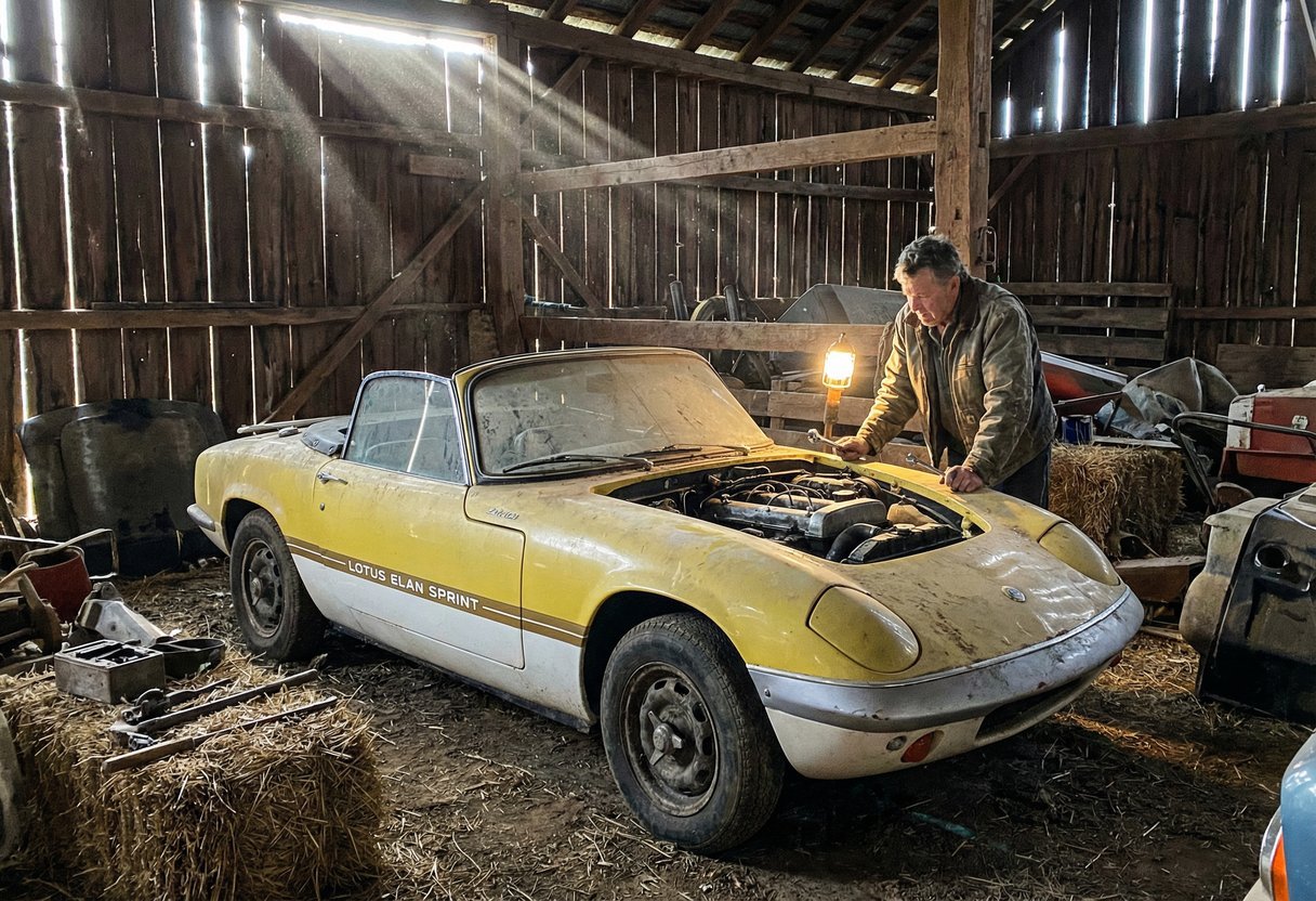 Britse Presentator Vindt Zeldzame Lotus Elan In Sc